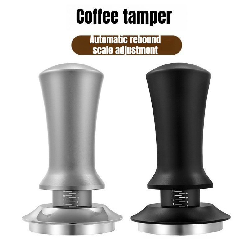 Espresso Tamper Set - Presse à café manuelle noire 51/53/58