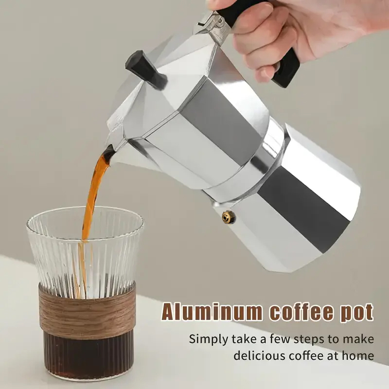 Coffee Equipment For Sale - Cafetière Moka Classique en Aluminium 50-300ML