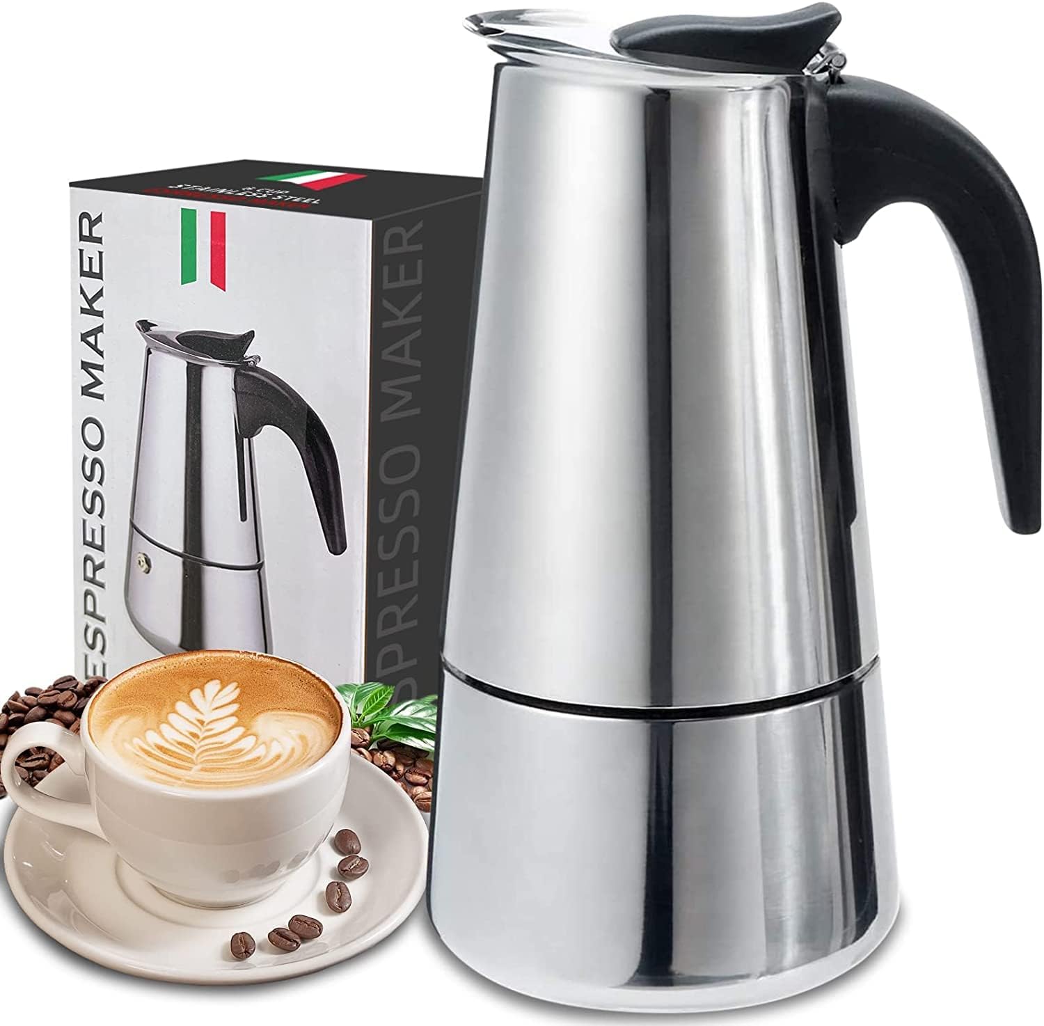 Coffee Equipment For Sale - 4/6/9 Tasses Moka Pot Caffe Machine