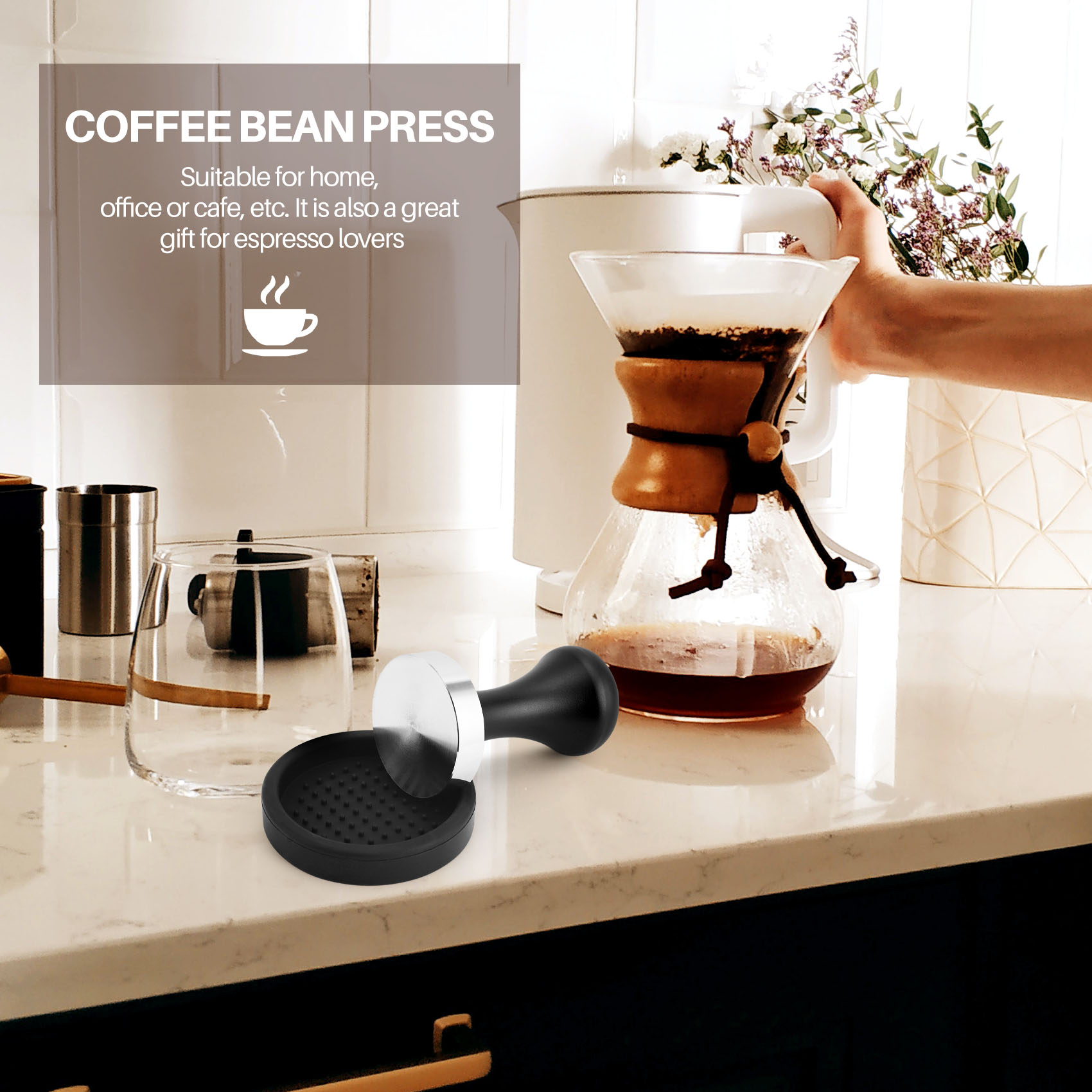 Espresso Tamper Set - 【VENTE FLASH!】Ensemble de tamper à café