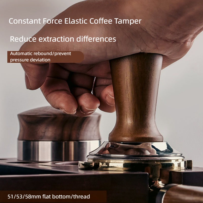 Espresso Tamper Set - Doseur de café expresso en bois