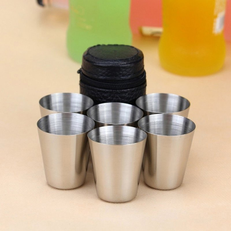 4/6 pièces tasses en acier ino - Coffee Equipment Camping avis et prix
