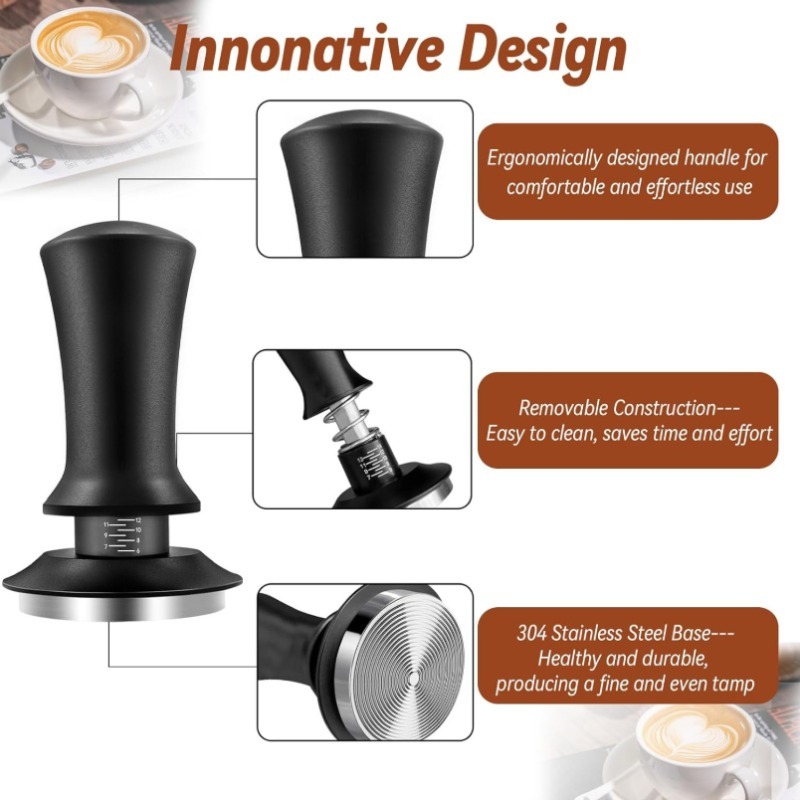 Presse à café manuelle noire 5 - Espresso Tamper Set avis et prix