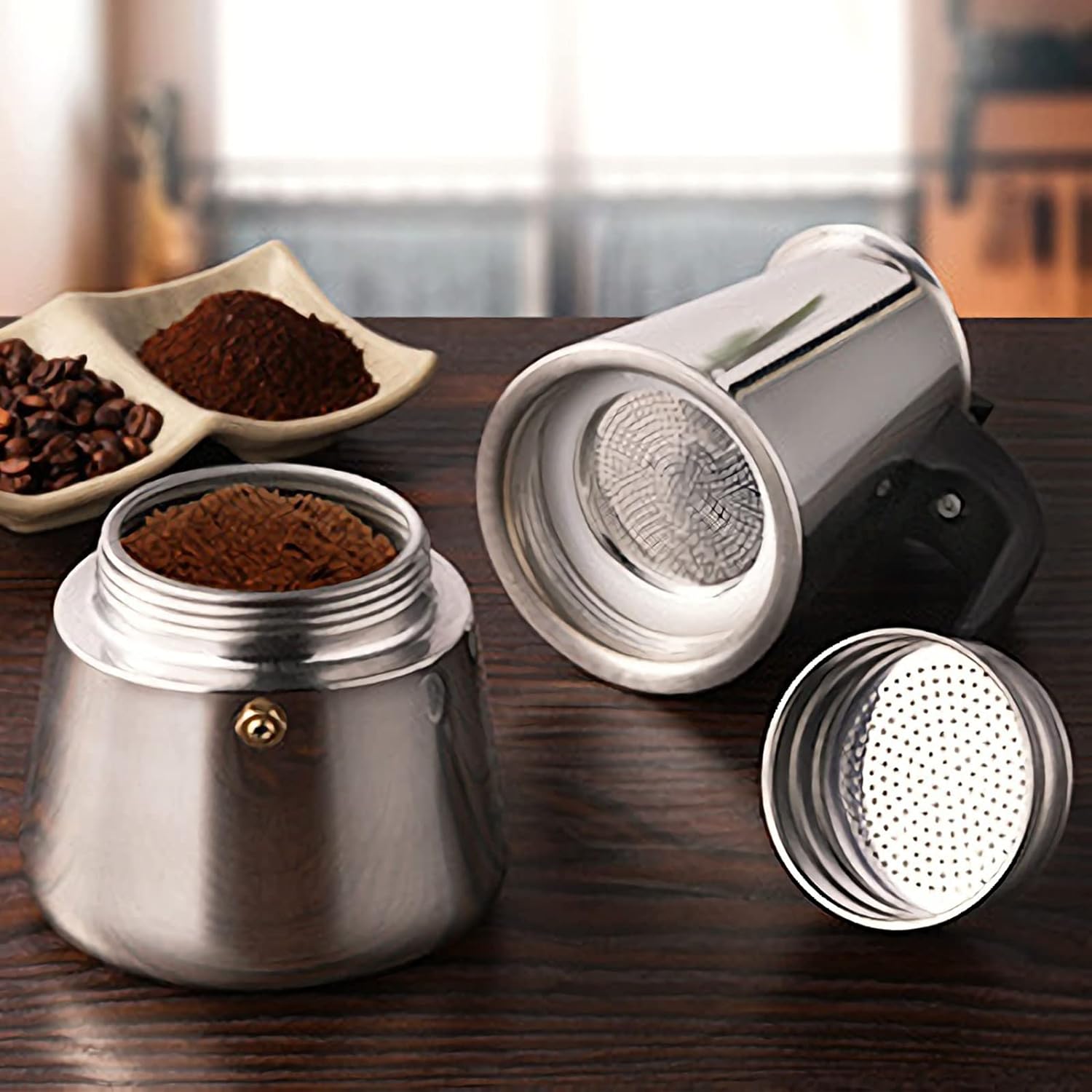 4/6/9 Tasses Moka Pot Caffe Ma - Coffee Equipment For Sale avis et prix