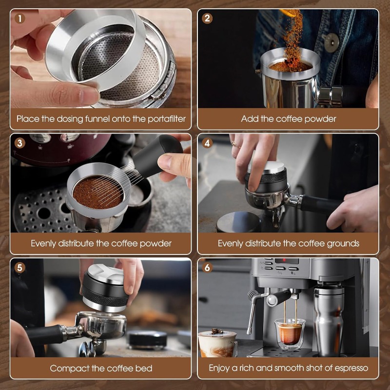 Ensemble Espresso 5 pièces 51/ - Espresso Tamper Set avis et prix