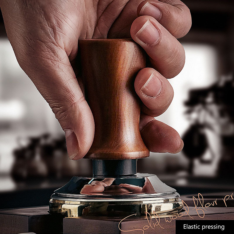 Doseur de café expresso en boi - Espresso Tamper Set avis et prix